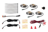 Diode Dynamics RGBW Footwell Strip Kit 4pc Multicolor - DD0443