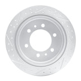 R1 06-10 Hummer H3T Rear Right Drilled & Slotted Geo-Carbon Rotor - 830-93001R