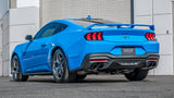 Borla 2024 Ford Mustang GT 5.0L V8 w/ Active Exhaust S-Type Cat-Back Exhaust System - Black Chrome - 140962BC