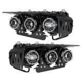 Oracle Lighting 21-24 Ford Bronco Off Road Laser and LED Fog Light Kit for Steel Bumper - 5928-LZZ-001