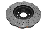 DBA 2006 Audi A3 Front 4000 Series Drilled Wavey Rotor - DBA42806WXD