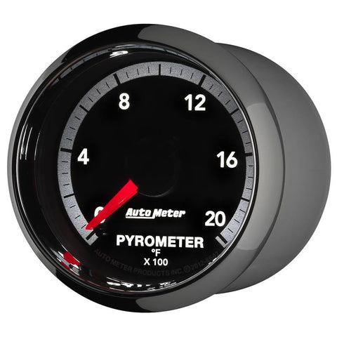 Autometer Gen4 Dodge Factory Match 52.4mm Full Sweep Electronic 0-2000 Deg F EGT/Pyrometer Gauge - 8547