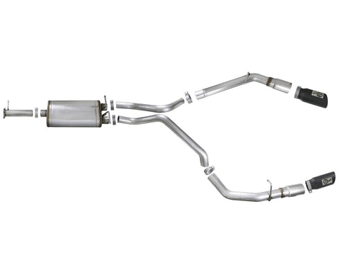 aFe MACH Force-Xp 3in 409 SS Cat-Back Exhaust 2019 RAM 1500 V8-5.7L w/ Black Tip - 49-42059-B