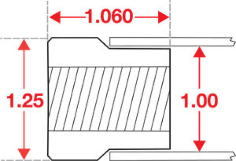 SPC Performance Weld In Bung RH Thread M8 x 1.5 - 15308