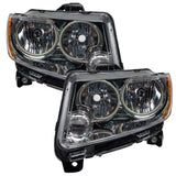 Oracle 11-13 Jeep Grand Cherokee SMD HL (Non-HID) - Chrome - ColorSHIFT w/ 2.0 Controller - 7070-333