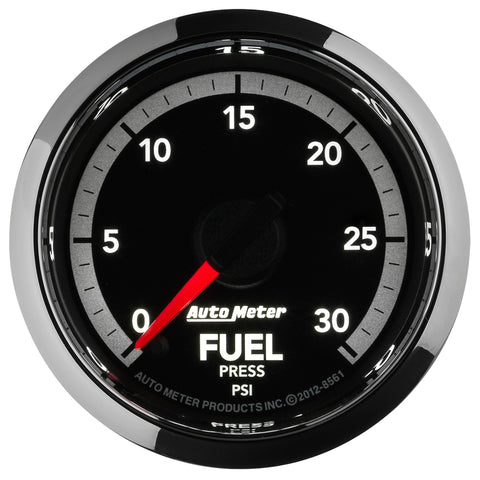 Autometer Factory Match 52.4mm Full Sweep Electronic 0-30 PSI Fuel Pressure Gauge Dodge 4th Gen - 8561