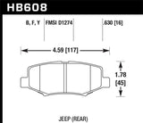 Hawk LTS Street Brake Pads - HB608Y.630