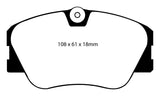 EBC 86-93 Mercedes-Benz 190/190E 2.3 16v Redstuff Front Brake Pads - DP3577C