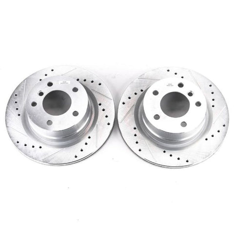 Power Stop 08-13 BMW 128i Rear Evolution Drilled & Slotted Rotors - Pair - EBR1216XPR