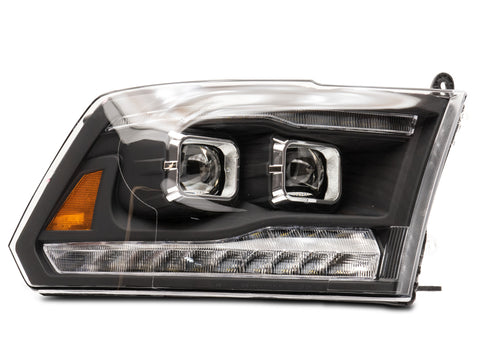 Raxiom 09-18 RAM 1500 LED Projector Headlights w/ Switchback Turn Signals- Blk Housing (Clear Lens) - R111520