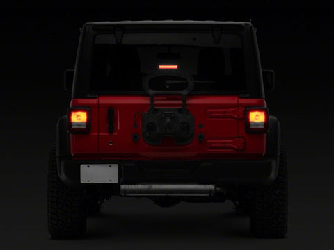 Raxiom18-23 Jeep Wrangler JL Axial Series Hyper Flash LED Third Brake Light- Smoked - J140396-JL