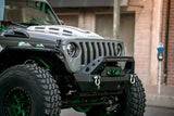 DV8 Offroad 18+ Jeep JL Heat Dispersion Hood - Primer Black - HDMBJL-01
