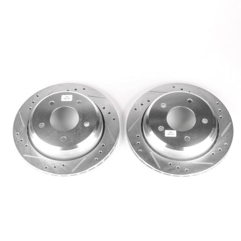 Power Stop 94-96 Chevrolet Caprice Rear Evolution Drilled & Slotted Rotors - Pair - AR8253XPR