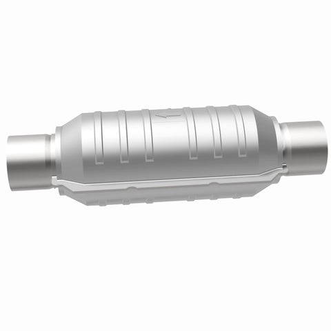 MagnaFlow Conv Univ 2.5in Inlet/Outlet Center/Center Round 11in Body L x 5.125in W x 15in Overall L - 51356