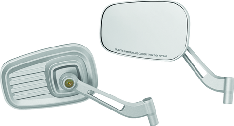 Kuryakyn Dillinger Mirrors Silver - 6654