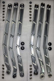 Elektric Offroad 2017+ Can Am Maverick X3 Volt Billet Radius Rods Anodized Clear (RS 72In Model) - SUS210001-C