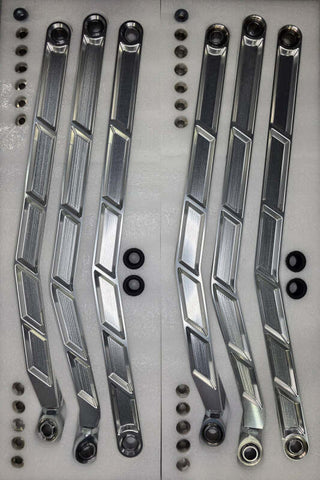 Elektric Offroad 2017+ Can Am Maverick X3 Volt Billet Radius Rods Anodized Clear (RS 72In Model) - SUS210001-C