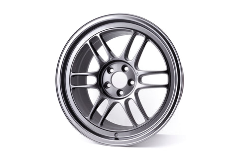 Enkei RPF1 17x9 5x100 35mm Offset 73mm Bore Dark Silver Wheel - 3797908035DS