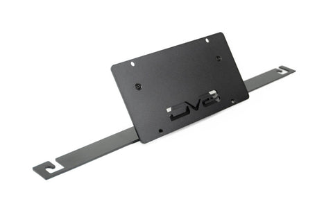 DV8 Offroad 2021 Ford Bronco Capable Bumper Slanted Front License Plate Mount - LPBR-05