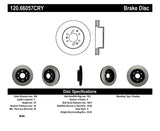 StopTech 05-10 GMC Sierra 1500 (w Rear Drum) / 07-09 GMC Yukon Front CRYO-STOP Rotor - 120.66057CRY