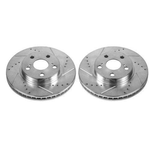 Power Stop 11-17 Lexus CT200h Front Evolution Drilled & Slotted Rotors - Pair - JBR1394XPR