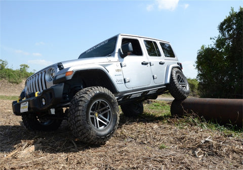 N-Fab Trail Slider Steps 2020 Jeep Wrangler Gladiator JT 4 Door All Beds - SRW - Textured Black - TSJ194-TX