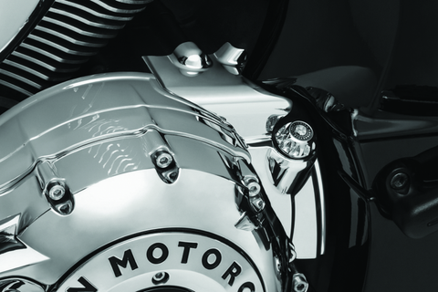 Kuryakyn Rear Oil Panel Accent Chrome Indian - 5644