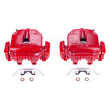 Power Stop 2006 BMW 325i Front Red Calipers w/Brackets - Pair - S3242
