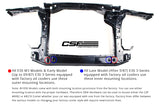 CSF 82-94 BMW 3 Series (E30) High Performance Oil Cooler w/-10AN Male & OEM Fittings - 8092
