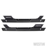 Westin/Snyper 07-17 Jeep Wrangler Rock Slider Steps - Textured Black - 42-7005