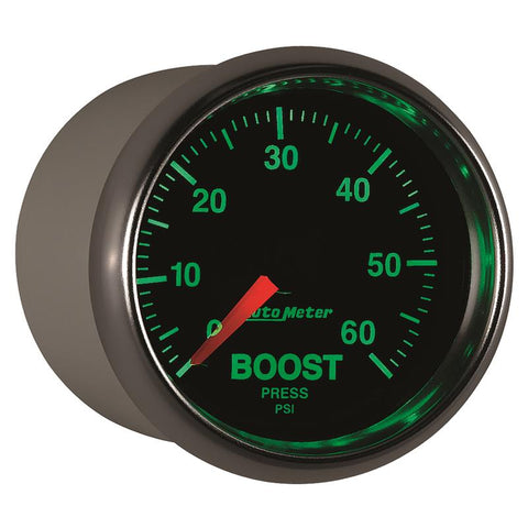 Autometer GS 52mm 0-60 psi Mechanical Boost Gauge - 3805
