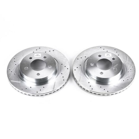 Power Stop 99-04 Chrysler 300M Front Evolution Drilled & Slotted Rotors - Pair - AR8345XPR