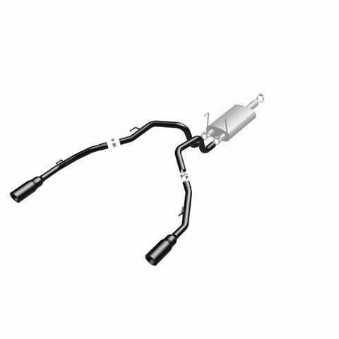 Magnaflow 09-15 Dodge Ram 1500 V8 Dual Spilt Rear Exit Black Stainless C/B Perf Exhaust - 15363
