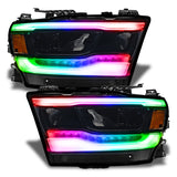 Oracle 19-21 RAM 1500 RGB+W Headlight DRL Kit Reflector LED - w/ BC1 Controller - 1281-335
