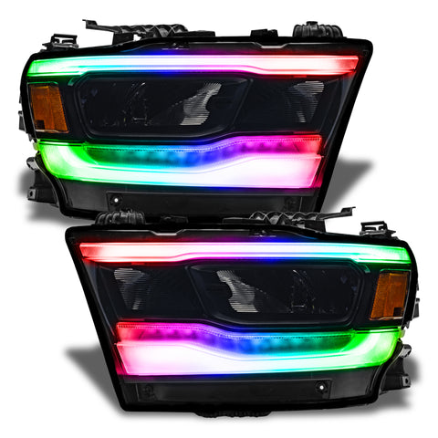 Oracle 19-21 Dodge RAM 1500 RGB+W Headlight DRL Kit- Reflector LED Headlights - 2 - 1281-333