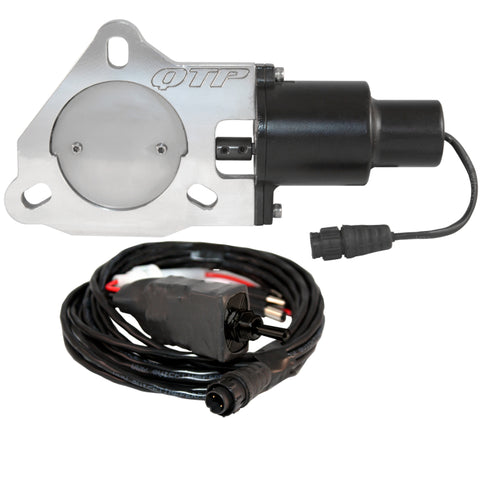 QTP 3in Bolt-On QTEC Electric Cutout Valve - Single - QTEC30