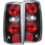 ANZO 2000-2006 Chevrolet Suburban Taillights Black - 211010