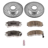 Power Stop 98-02 Mitsubishi Mirage Front Z26 Street Warrior Brake Kit - K1214-26