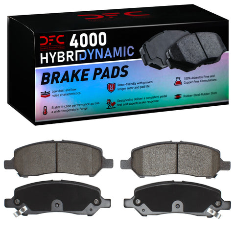 DFC 13-16 Dodge Dart Rear 4000 Hybridynamic Brake Pads - 4000-1647-00