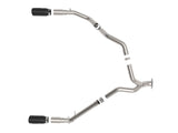aFe Large Bore-HD 3 IN 409 Stainless Steel DPF-Back Exhaust System w/Black Tip RAM 1500 20-21 V6-3.0 - 49-42080-B
