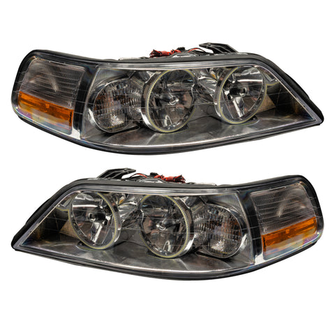 Oracle 05-11 Lincoln Town Car SMD HL (Non-HID) - ColorSHIFT w/ Simple Controller - 7155-504