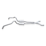 Stainless Works 62-67 Chevy Nova 3in Catback w/ X-Pipe Turbo Chambered Mufflers 3in Cores - NVSBC3CB