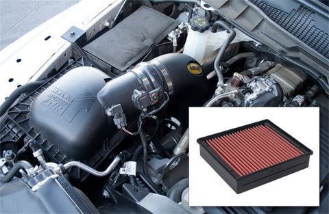 Airaid 13-15 Dodge Ram 6.7L Cummins Diesel Airaid Jr Intake Kit - Oiled / Red Media - 300-786