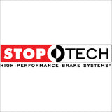 StopTech 2015 VW GTI Front BBK w/ Black ST-41 Caliper Drilled 328X25 1pc Rotor - 82.895.5N00.52