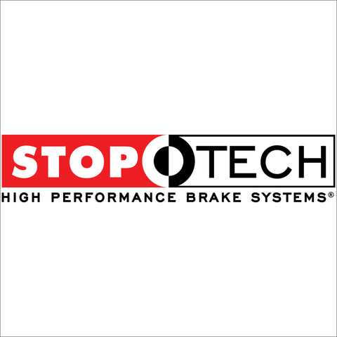StopTech 2015 VW GTI Front BBK w/ Red ST-41 Caliper Drilled 328X25 1pc Rotor - 82.895.5N00.72