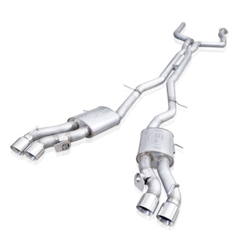 Stainless Works 2016-18 Cadillac CTS-V Sedan Catback System Resonated X-Pipe Dual-Mode Mufflers - CTSV16CB