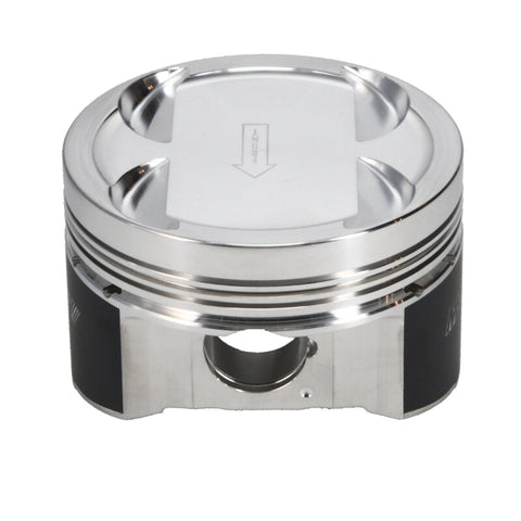 Manley 03-06 EVO VIII/IX 87.0mm-Bore +2.0mm Over Size-10.0/10.5 CR Dish Piston Set with Rings - 619220C-4