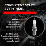 APR EA888.1/2/EA837/EA113 Iridium Pro Spark Plug - Heat Range 9 - 14mm x 19mm x 16mm - SINGLE - Z1003101