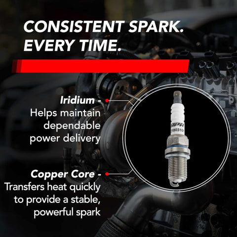 APR EA888.1/2/EA837/EA113 Iridium Pro Spark Plug - Heat Range 9 - 14mm x 19mm x 16mm - SINGLE - Z1003101