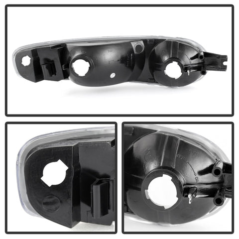 xTune GMC Sierra Denali 00-06 Bumper Lights Black CBL-GD00-BK - 9027079